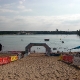 Der Schwimmstart vor dem Ansturm.