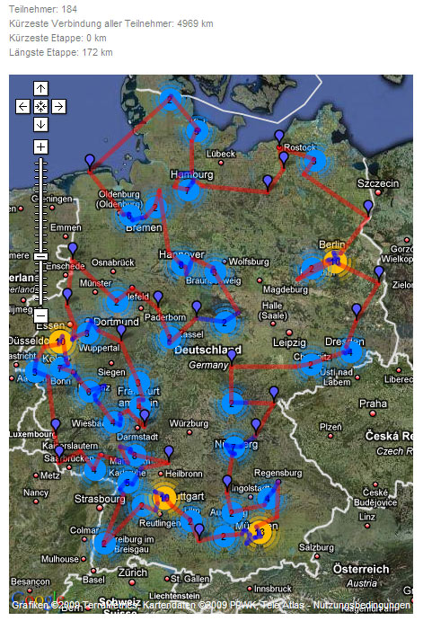 So sähe die Laufstrecke momentan aus (Quelle: www.blogathlon.de)